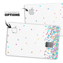 Multicolor Micro Dots on the Rise - Premium Protective Decal Skin-Kit for the Apple Credit Card