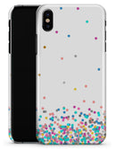 Multicolor Micro Dots on the Rise - iPhone X Clipit Case