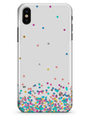 Multicolor Micro Dots on the Rise - iPhone X Clipit Case