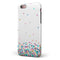 Multicolor Polka Dot Over White iPhone 6/6s or 6/6s Plus 2-Piece Hybrid INK-Fuzed Case