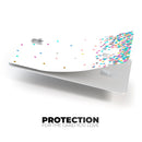 Multicolor Polka Dot Over White - Premium Protective Decal Skin-Kit for the Apple Credit Card