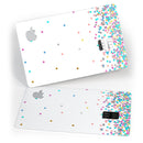Multicolor Polka Dot Over White - Premium Protective Decal Skin-Kit for the Apple Credit Card