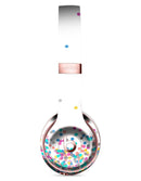 Multicolor Polka Dot Over White Full-Body Skin Kit for the Beats by Dre Solo 3 Wireless Headphones