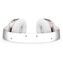 Multicolor Polka Dot Over White Full-Body Skin Kit for the Beats by Dre Solo 3 Wireless Headphones