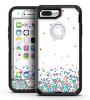 Multicolor Polka Dot Over White - iPhone 7 Plus/8 Plus OtterBox Case & Skin Kits