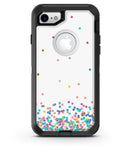 Multicolor Polka Dot Over White - iPhone 7 or 8 OtterBox Case & Skin Kits