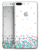 Multicolor Polka Dot Over White - Skin-kit for the iPhone 8 or 8 Plus