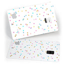Multicolor Scattered Dots All Over - Premium Protective Decal Skin-Kit for the Apple Credit Card