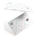 Multicolor Scattered Dots All Over - Premium Protective Decal Skin-Kit for the Apple Credit Card