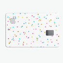 Multicolor Scattered Dots All Over - Premium Protective Decal Skin-Kit for the Apple Credit Card
