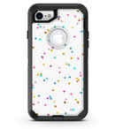 Multicolor Scattered Dots All Over - iPhone 7 or 8 OtterBox Case & Skin Kits
