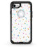 Multicolor Scattered Dots All Over - iPhone 7 or 8 OtterBox Case & Skin Kits