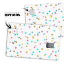 Multicolor Scattered Micro Blocks - Premium Protective Decal Skin-Kit for the Apple Credit Card