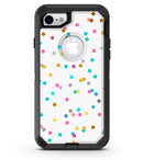 Multicolor Scattered Micro Blocks - iPhone 7 or 8 OtterBox Case & Skin Kits