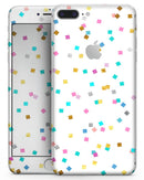 Multicolor Scattered Micro Blocks - Skin-kit for the iPhone 8 or 8 Plus