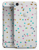Multicolor Scattered Micro Blocks - Skin-kit for the iPhone 8 or 8 Plus