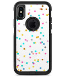 Multicolor Scattered Micro Blocks - iPhone X OtterBox Case & Skin Kits
