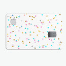 Multicolor Scattered Triangles - Premium Protective Decal Skin-Kit for the Apple Credit Card