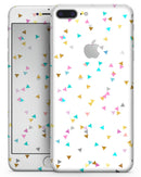 Multicolor Scattered Triangles - Skin-kit for the iPhone 8 or 8 Plus