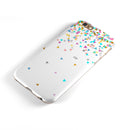 Multicolor Trianlges Over White  iPhone 6/6s or 6/6s Plus 2-Piece Hybrid INK-Fuzed Case