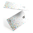 Multicolor Trianlges Over White  - Premium Protective Decal Skin-Kit for the Apple Credit Card