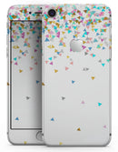 Multicolor Trianlges Over White  - Skin-kit for the iPhone 8 or 8 Plus
