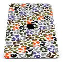 Multicolored Leopard Vector Print - Full Body Skin Decal for the Apple iPad Pro 12.9", 11", 10.5", 9.7", Air or Mini (All Models Available)
