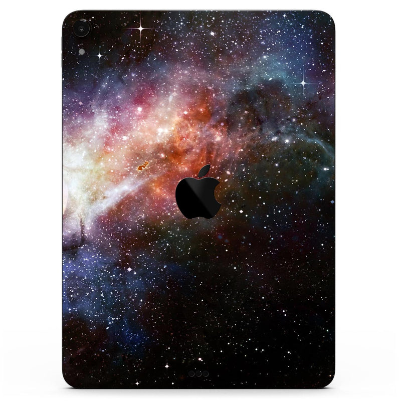 Multicolored Space Explosion - Full Body Skin Decal for the Apple iPad Pro 12.9", 11", 10.5", 9.7", Air or Mini (All Models Available)