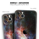 Multicolored Space Explosion - Vinyl Skin Wrap for iPhone 17 Pro Max, 17 Pro, 17 Air, 17, 16 & All Models — Soft Matte or Ultra Gloss