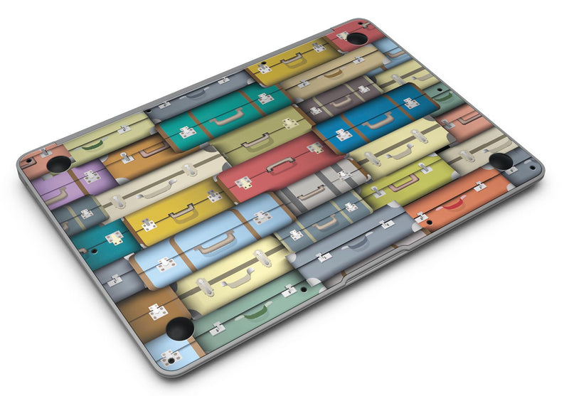 Multicolored Traveling Suitcases - MacBook Air Skin Kit