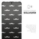 Mustache Galore - Premium Vinyl Skin Decal for Samsung Galaxy S25 Ultra, S24, S23, S22 & All Galaxy S Models
