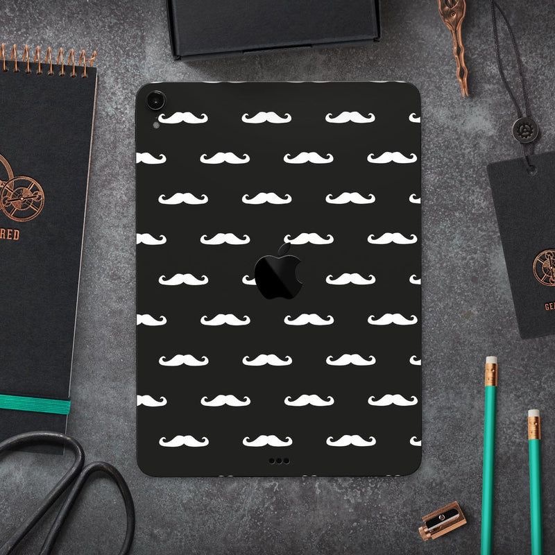 Mustache Galore - Full Body Skin Decal for the Apple iPad Pro 12.9", 11", 10.5", 9.7", Air or Mini (All Models Available)