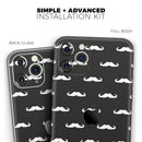 Mustache Galore - Vinyl Skin Wrap for iPhone 17 Pro Max, 17 Pro, 17 Air, 17, 16 & All Models — Soft Matte or Ultra Gloss
