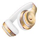 Mustard Yellow Cauliflower Damask Pattern Full-Body Skin Kit for the Beats by Dre Solo 3 Wireless Headphones