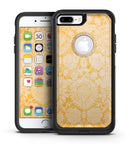 Mustard Yellow Cauliflower Damask Pattern - iPhone 7 or 7 Plus Commuter Case Skin Kit