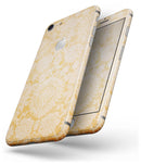 Mustard Yellow Cauliflower Damask Pattern - Skin-kit for the iPhone 8 or 8 Plus