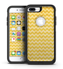 Mustard Yellow Chevron Pattern - iPhone 7 or 7 Plus Commuter Case Skin Kit