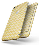 Mustard Yellow Chevron Pattern - Skin-kit for the iPhone 8 or 8 Plus