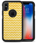 Mustard Yellow Chevron Pattern - iPhone X OtterBox Case & Skin Kits
