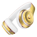Mustard Yellow Cross Pattern Full-Body Skin Kit for the Beats by Dre Solo 3 Wireless Headphones