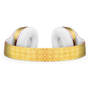 Mustard Yellow Cross Pattern Full-Body Skin Kit for the Beats by Dre Solo 3 Wireless Headphones