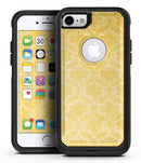 Mustard Yellow Damask Pattern - iPhone 7 or 7 Plus Commuter Case Skin Kit