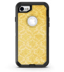 Mustard Yellow Damask Pattern - iPhone 7 or 8 OtterBox Case & Skin Kits
