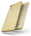 Mustard Yellow Damask Pattern - Skin-kit for the iPhone 8 or 8 Plus
