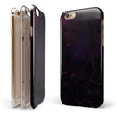 Muted Dark Abstract Geometric Shapes iPhone 6/6s or 6/6s Plus 2-Piece Hybrid INK-Fuzed Case