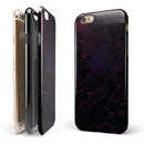 Muted Dark Abstract Geometric Shapes iPhone 6/6s or 6/6s Plus 2-Piece Hybrid INK-Fuzed Case