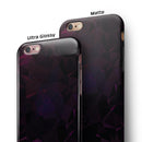 Muted Dark Abstract Geometric Shapes iPhone 6/6s or 6/6s Plus 2-Piece Hybrid INK-Fuzed Case