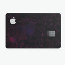 Muted Dark Abstract Geometric Shapes - Premium Protective Decal Skin-Kit for the Apple Credit Card