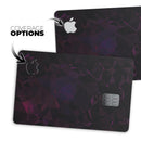 Muted Dark Abstract Geometric Shapes - Premium Protective Decal Skin-Kit for the Apple Credit Card
