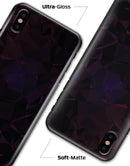 Muted Dark Abstract Geometric Shapes - iPhone X Clipit Case